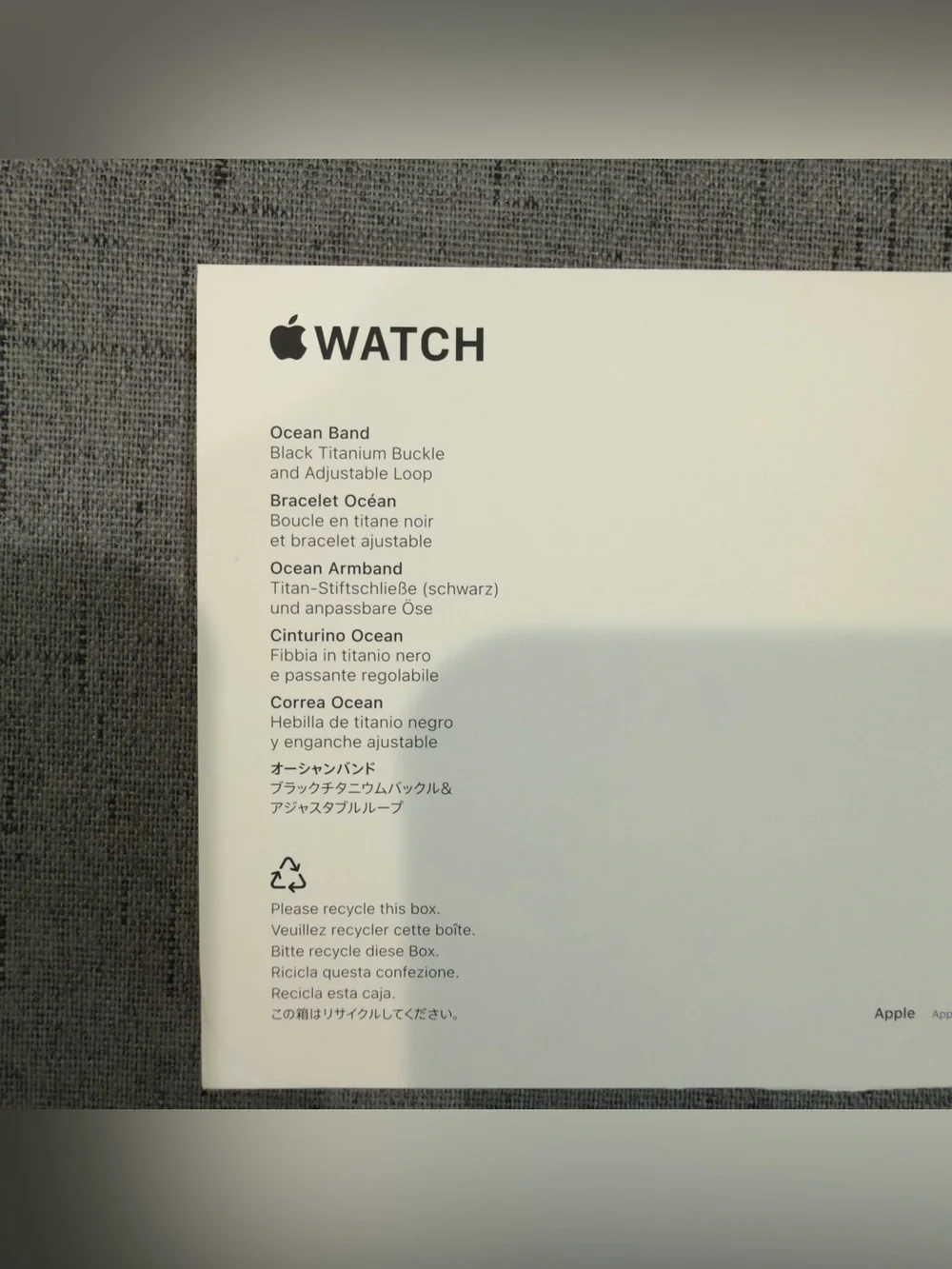 Apple oem watch